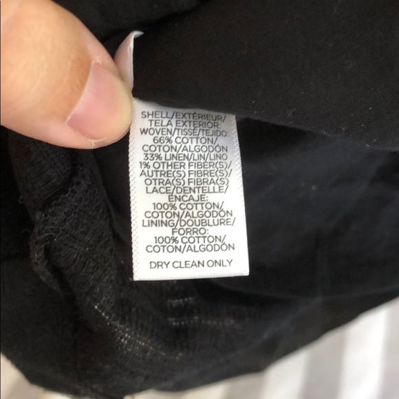 Ann Taylor LOFT black linen dress - Picture 6 of 7